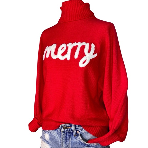 MERRY Red Sweater - Picture 3 of 6
